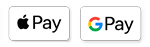 Pago con Apple Pay y Google Pay aceptado